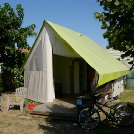 Tente Toile Et Bois, Animaux Ok - 4 Pers. - Api-1-52-2237 Kamp alanı